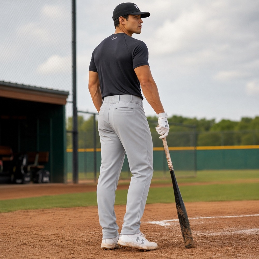 Reebok Mens Gray Baseball Pants Adult XL New With Tags Athletic Performance